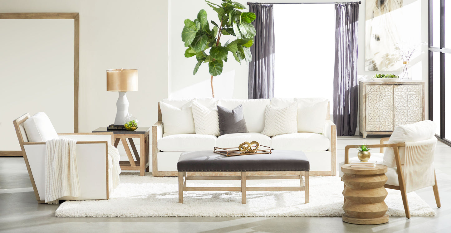 Blue Stone End Table