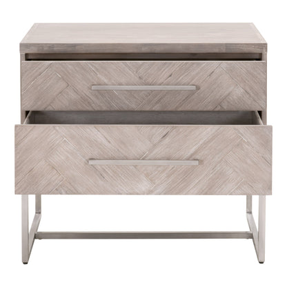 Mosaic 2-Drawer Nightstand