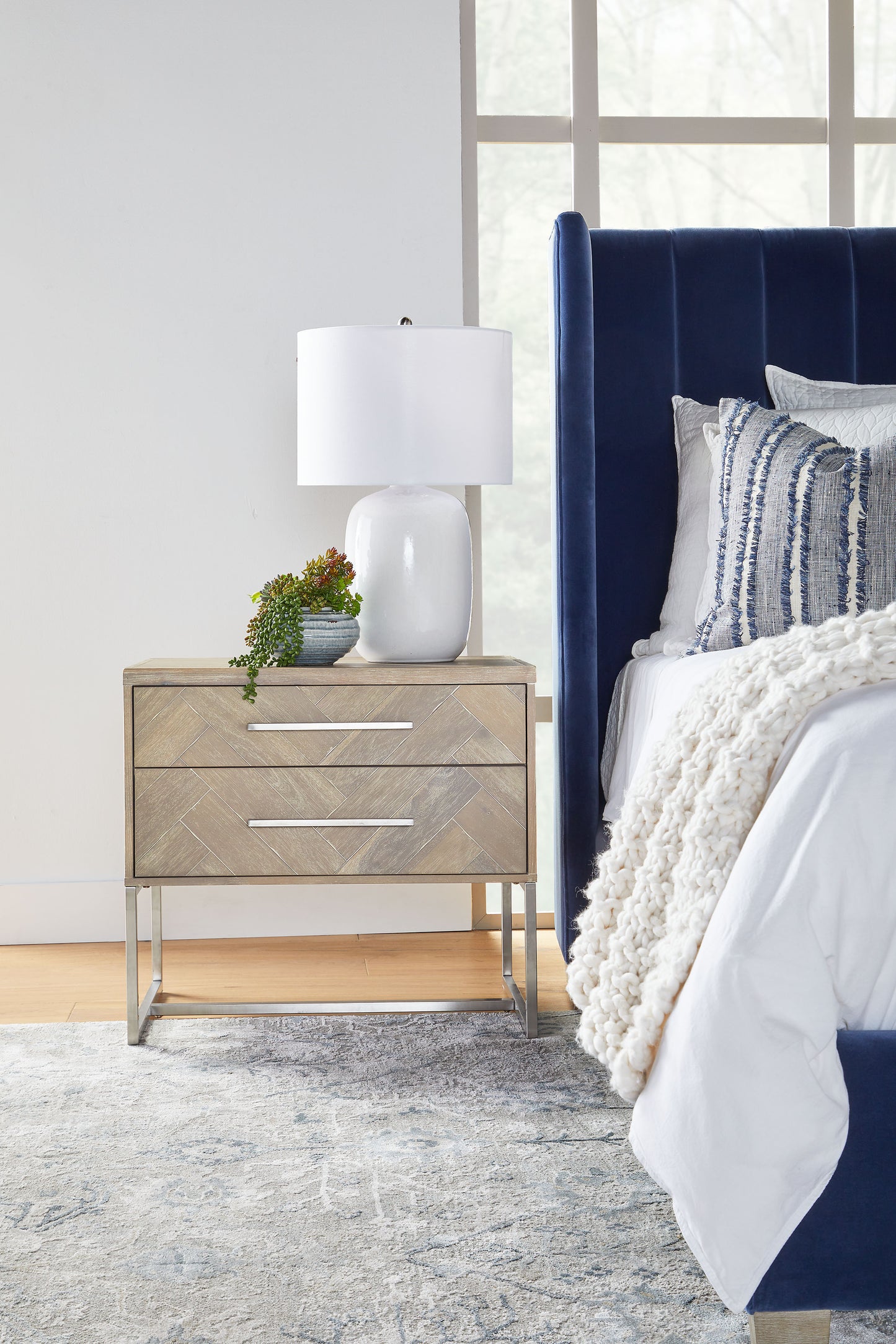 Mosaic 2-Drawer Nightstand